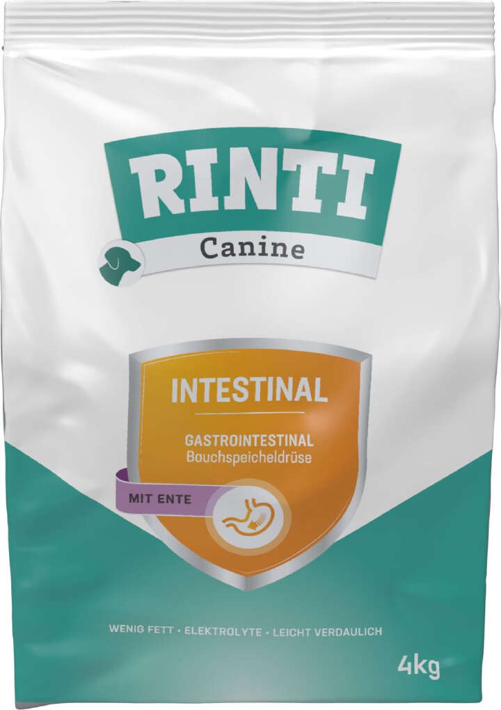 RINTI Hunde-Trockenfutter Canine Gastrointestinal mit Ente
